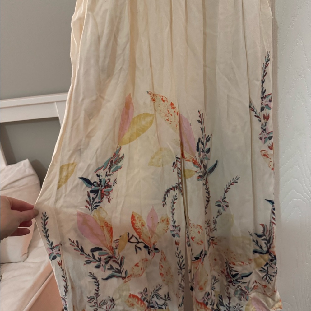 Free People Floral One-Shoulder Romper XS – Boho Summer Vintage FP - Picture 7 of 7